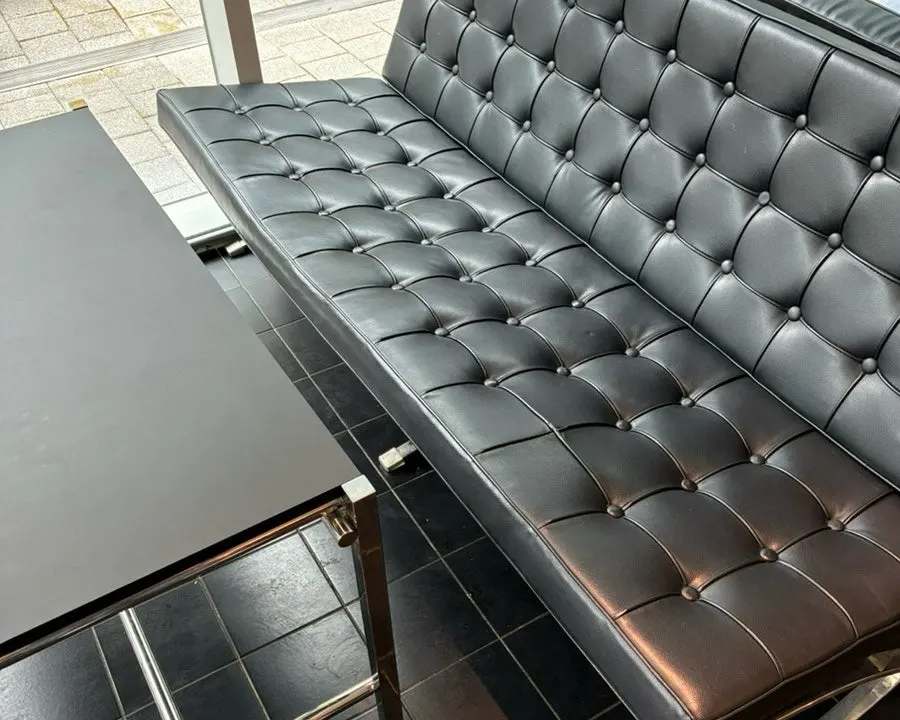 View of the café interior from the sofa seats