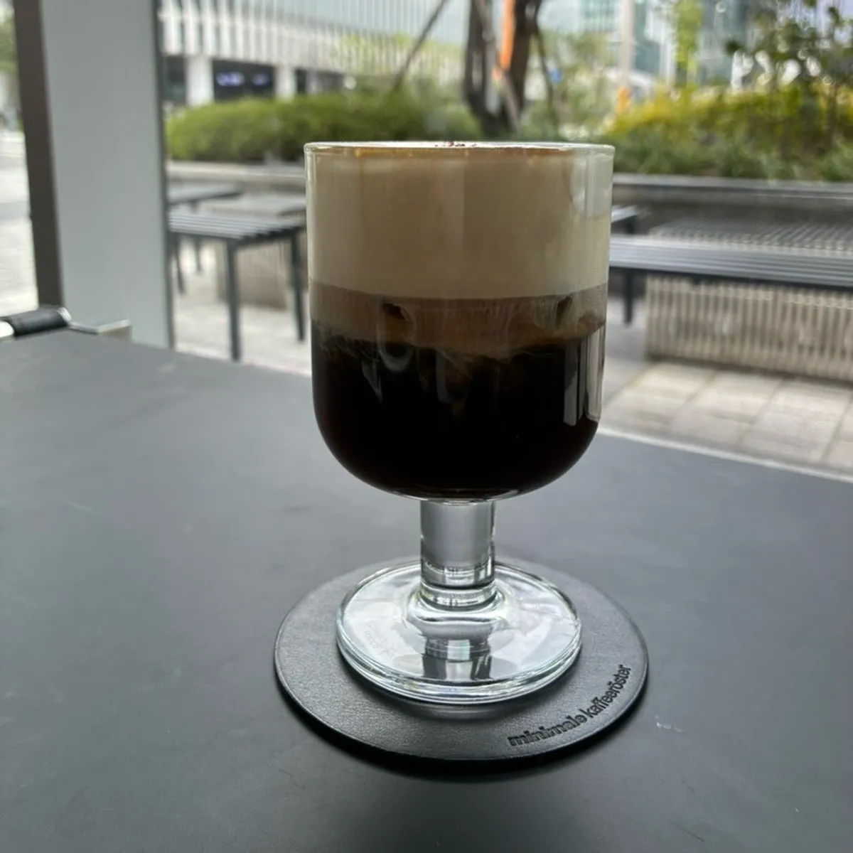 British Einspänner topped with cream