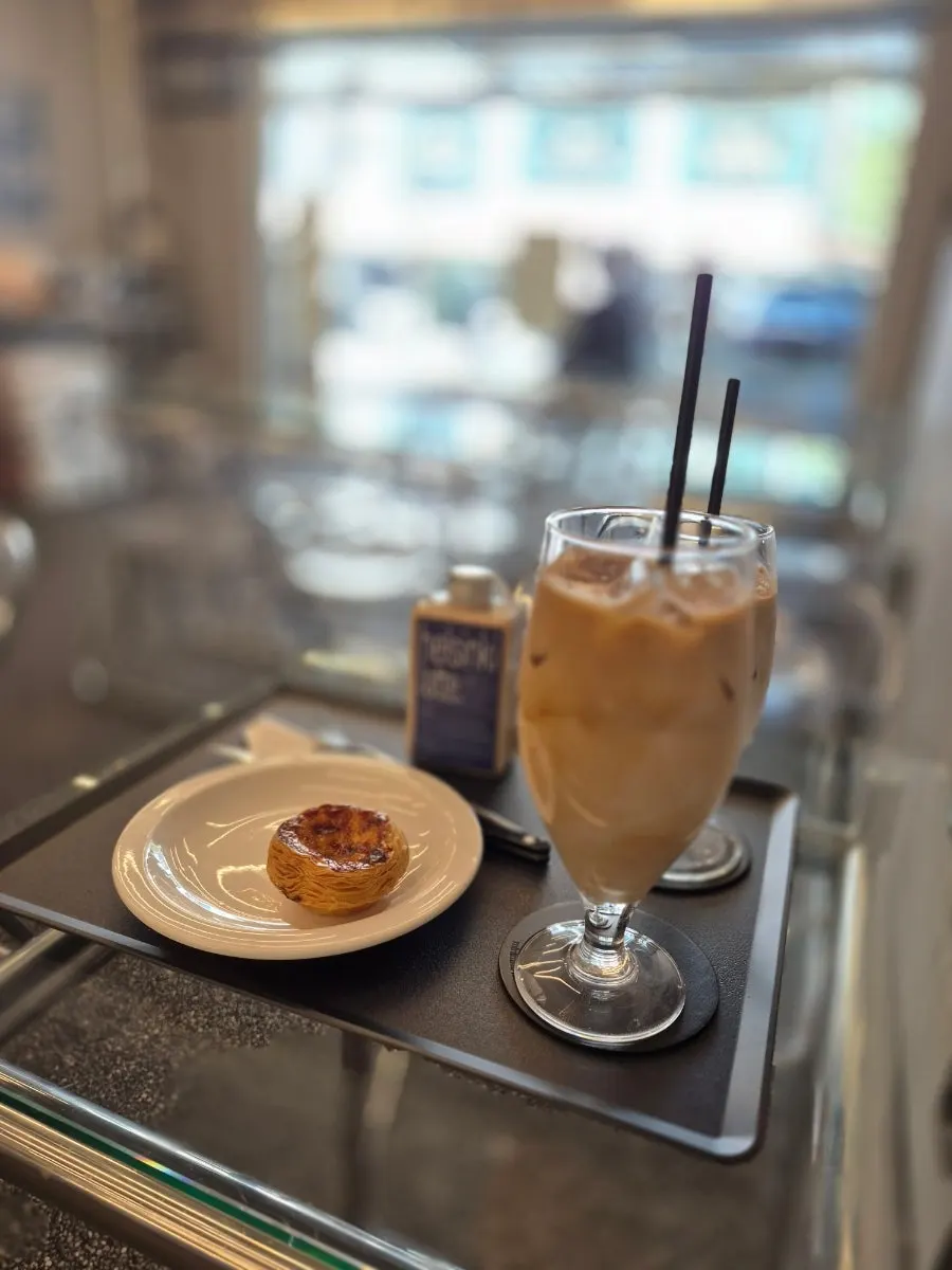 Venti iced latte and Helsinki Latte