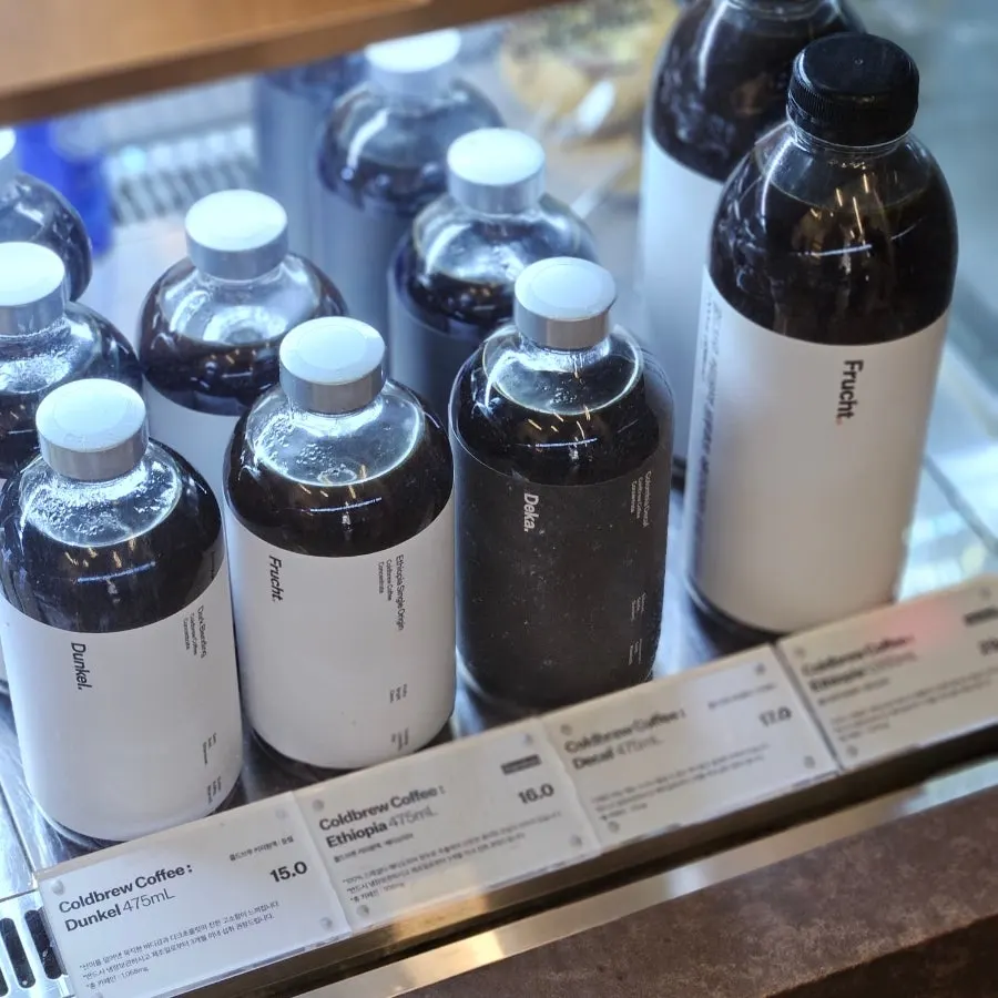 Mini Male's signature coffee in a bottle