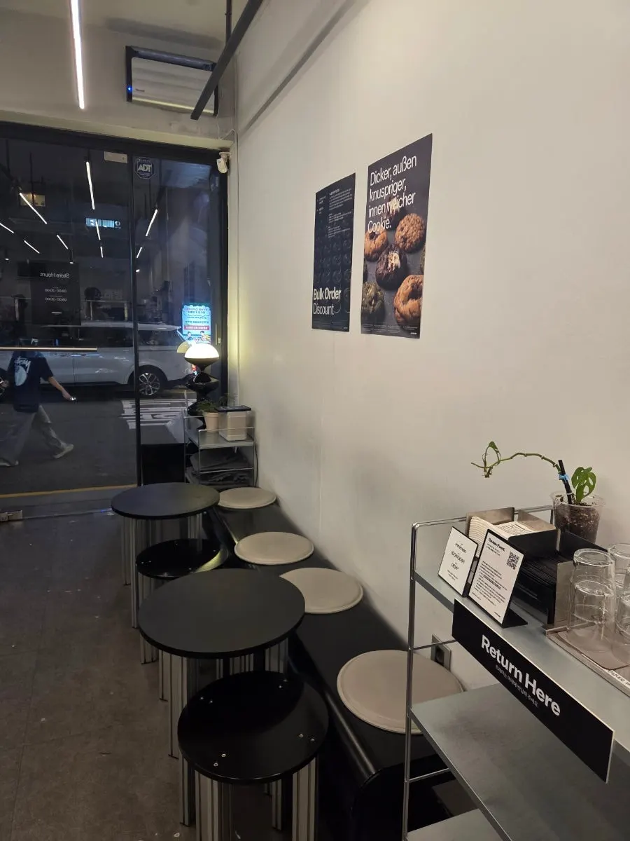 Levain Cookie and remaining latte enjoyed slowly