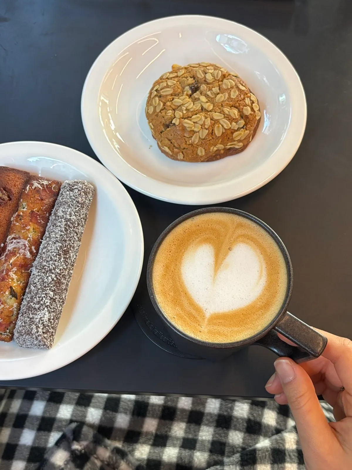 A cup of Mini Male's signature Helsinki latte