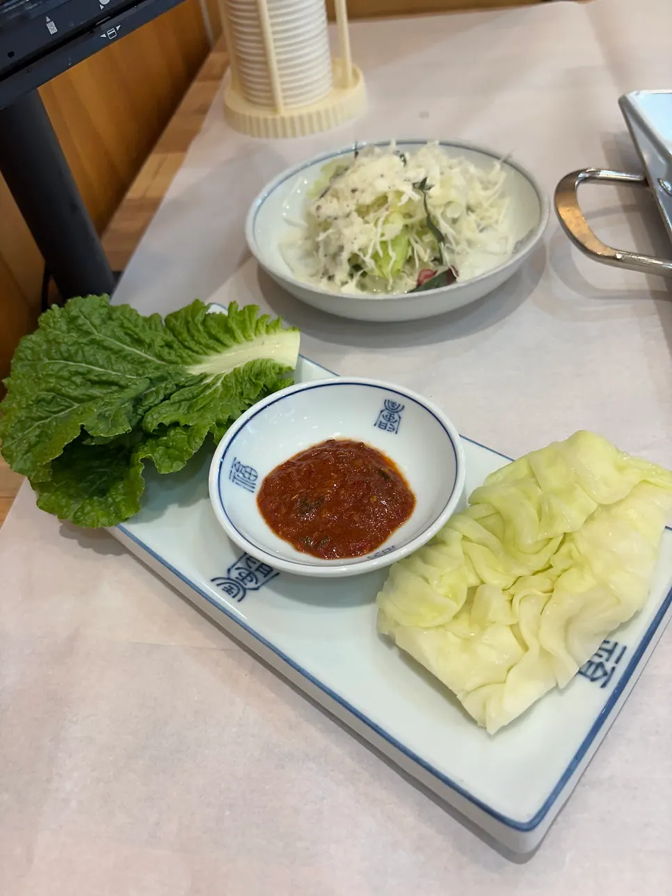 Sign for the signature seasonal grilled fish set
