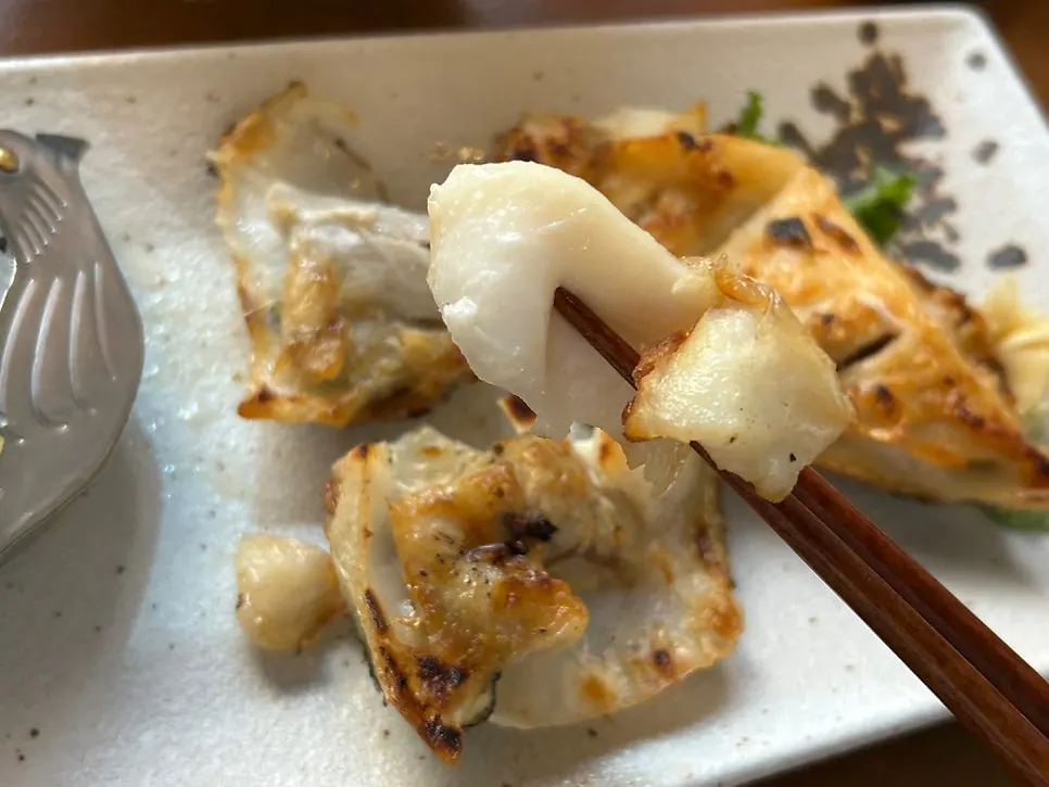 Generous flesh of the salt-grilled black cod