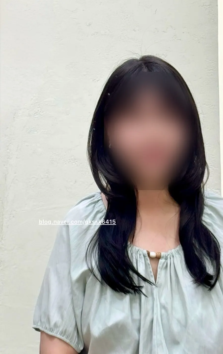 드라이까지 마친 투블럭 레이어드컷 완성