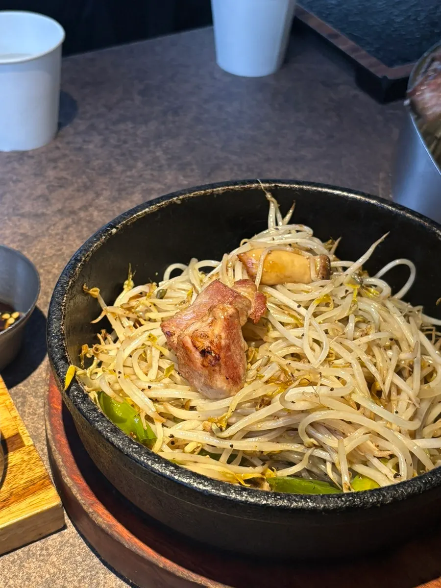 A perfectly grilled piece of pork neck