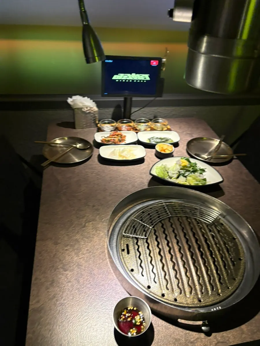미리 세팅된 기본 상차림