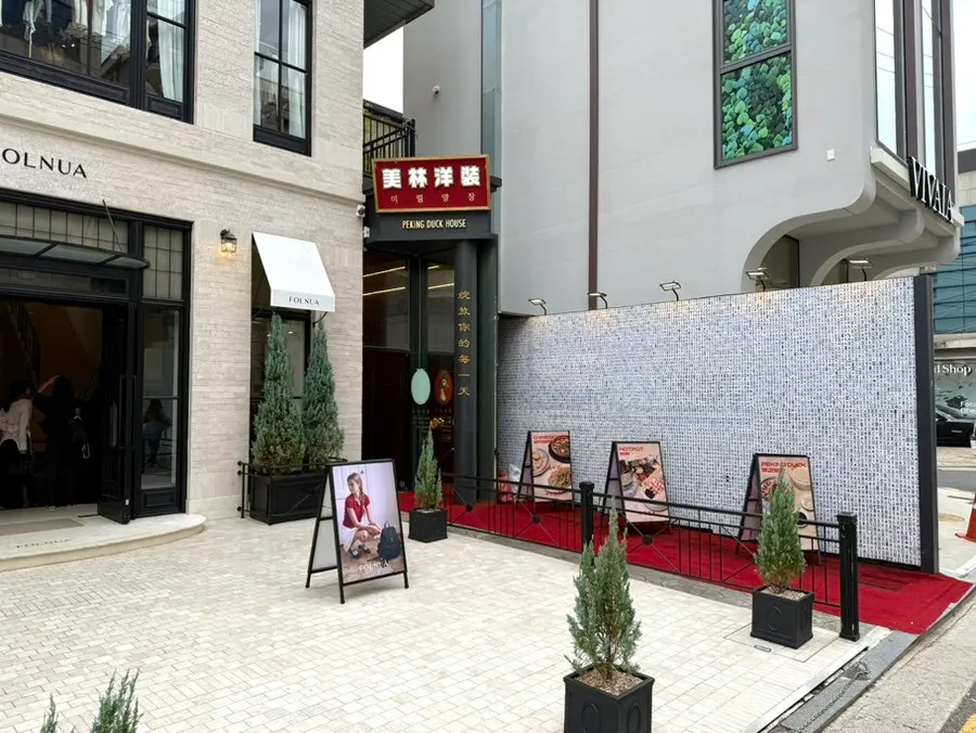 Hong Kong-style basement entrance of Mirim Yangjang Apgujeong
