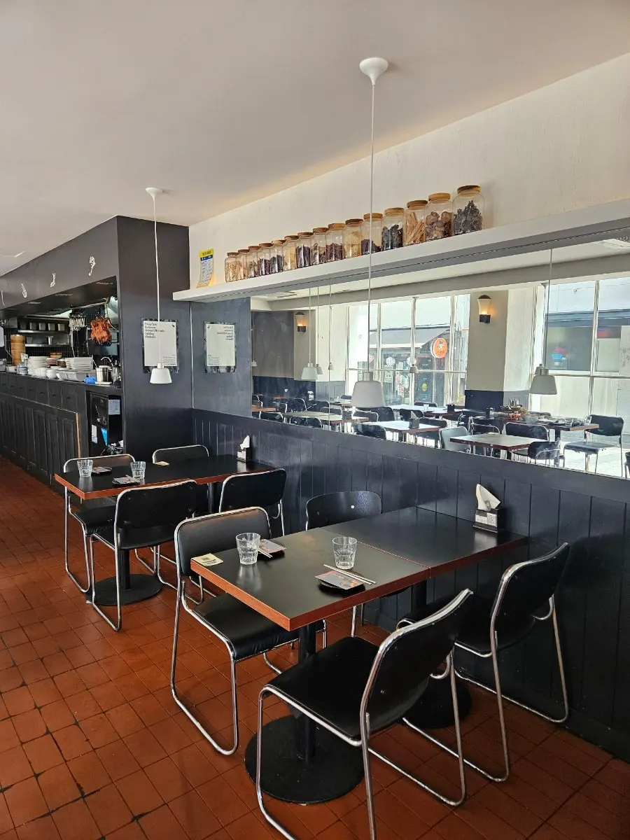 Interior of Mirim Yangjang with table seating