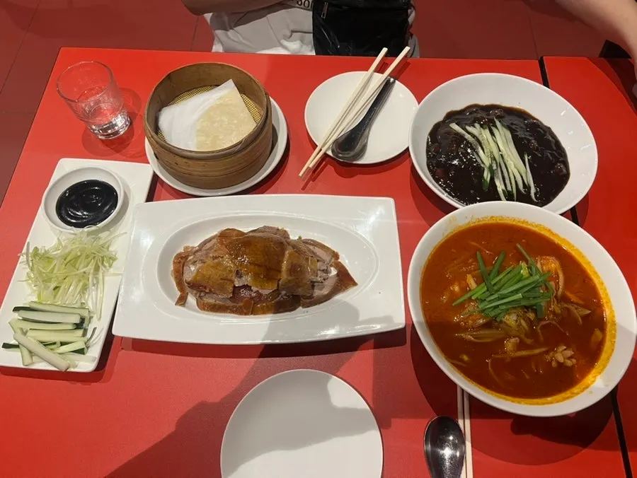 Table at Mirim Yangjang after finishing the meal