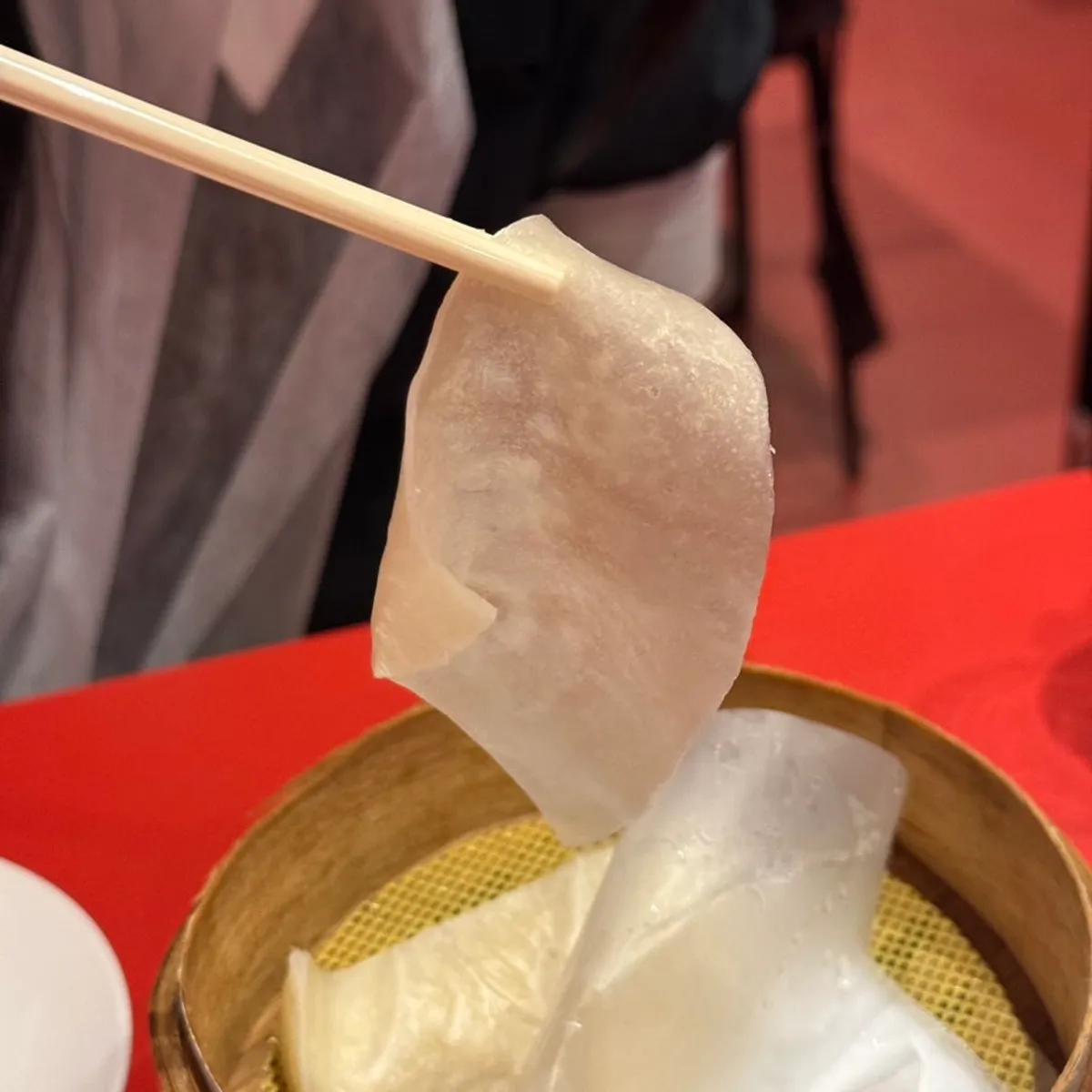 Mil-jeonbyeong served alongside the Peking duck