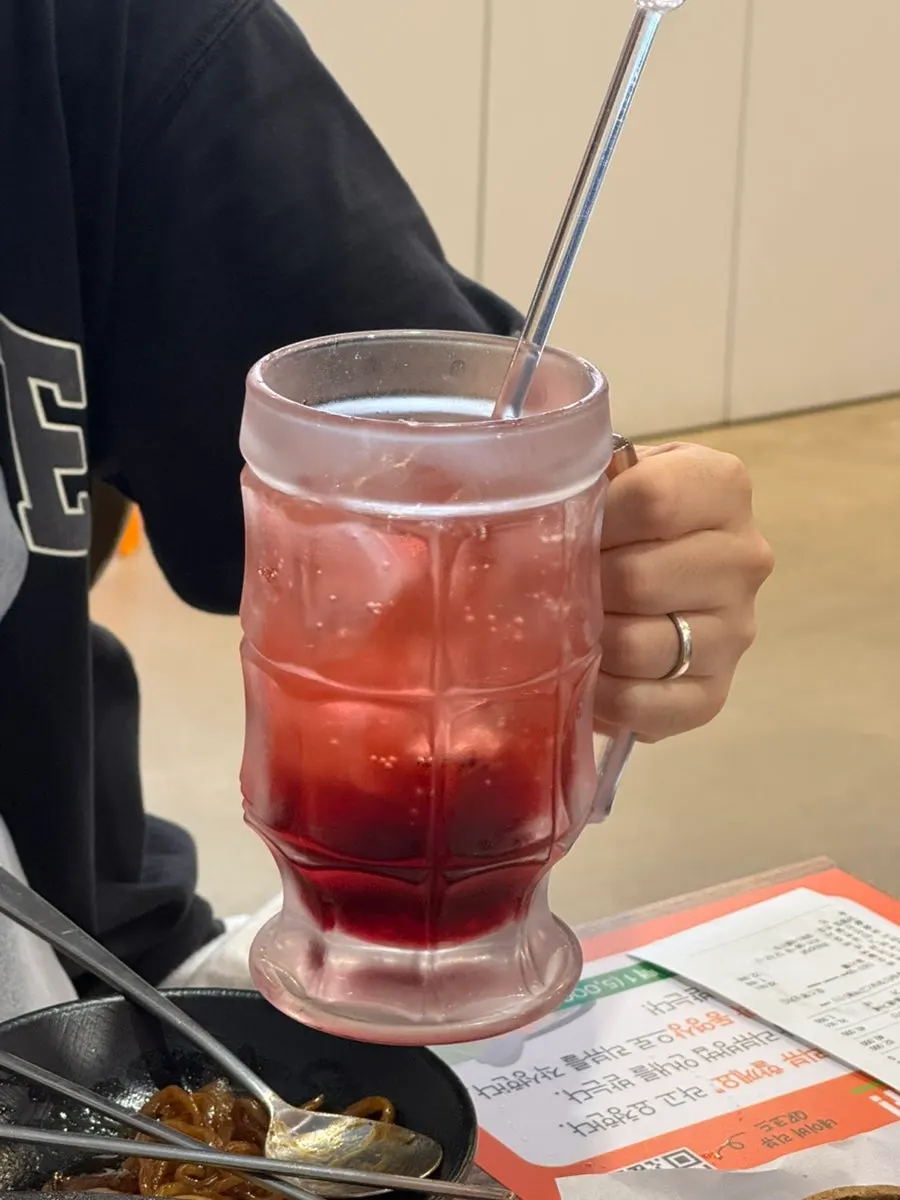 Large pomegranate ade received through a review event