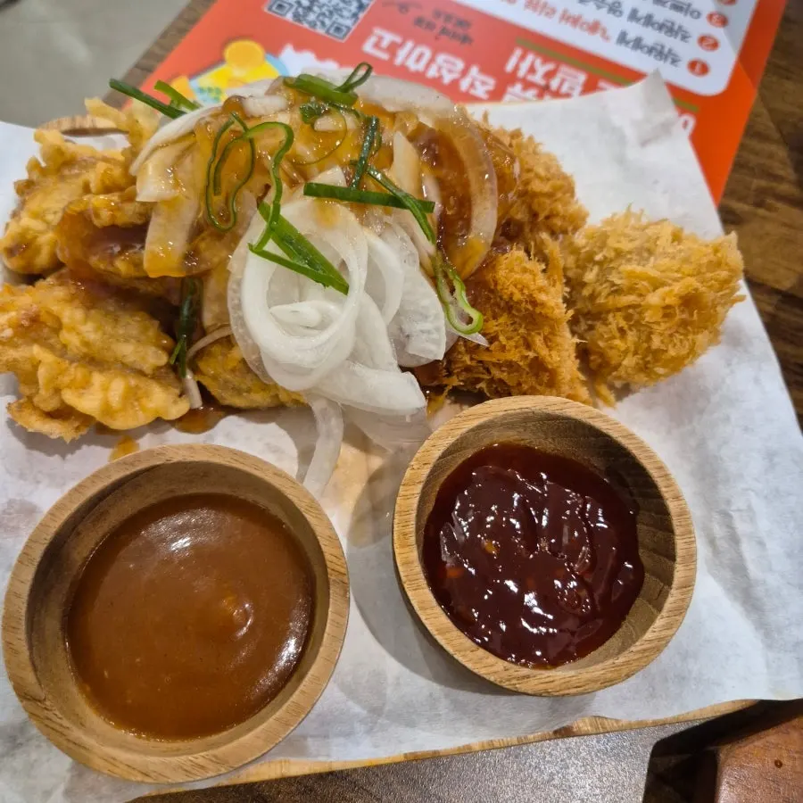 Dol-jjajang with red pepper powder