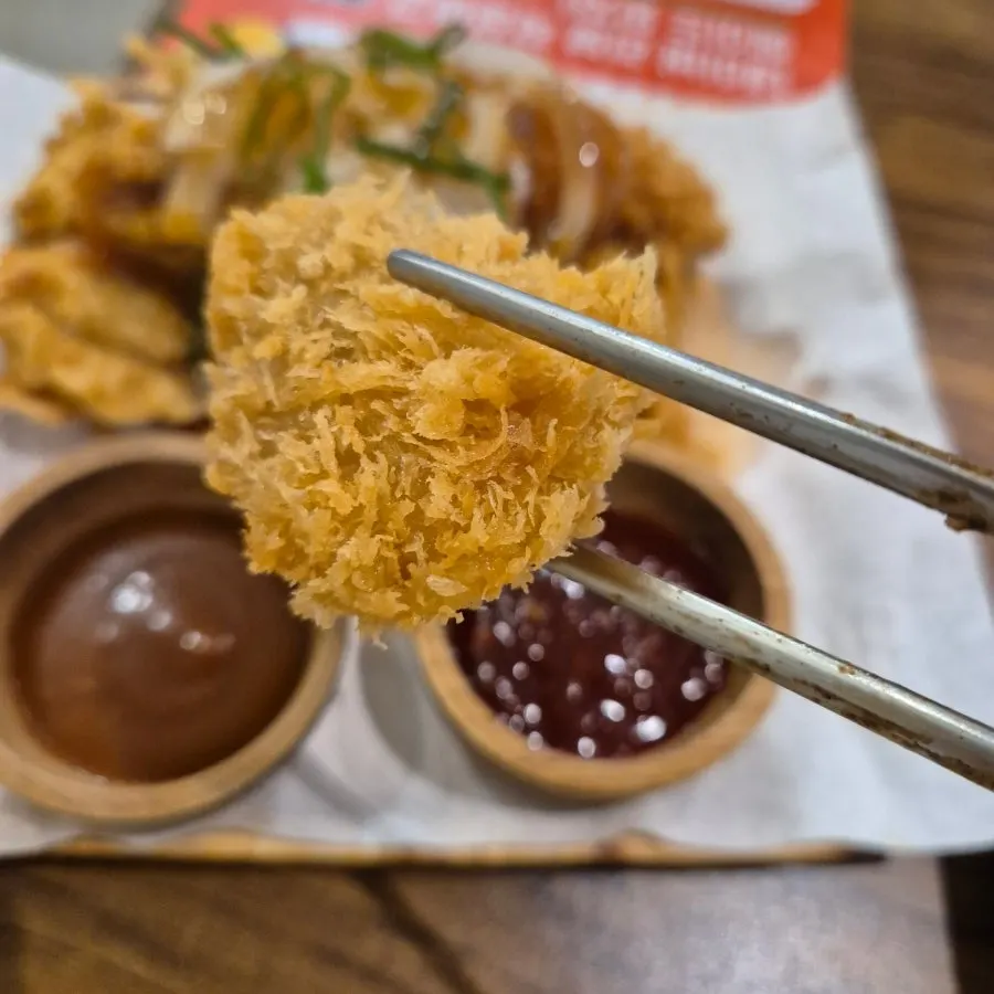 Seafood ingredients in dol-jjajang