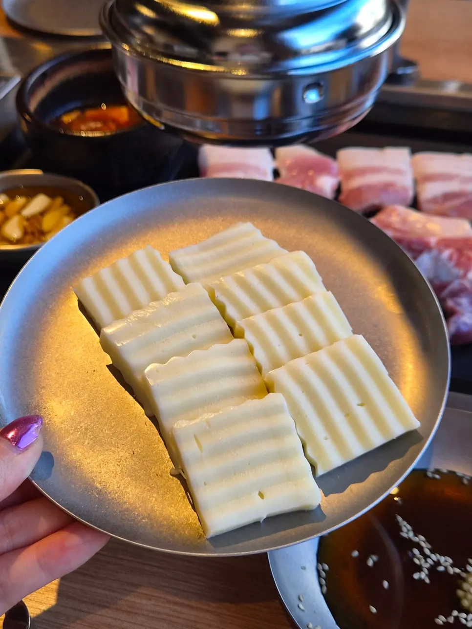 영수증 리뷰 이벤트로 받은 구워 먹는 치즈
