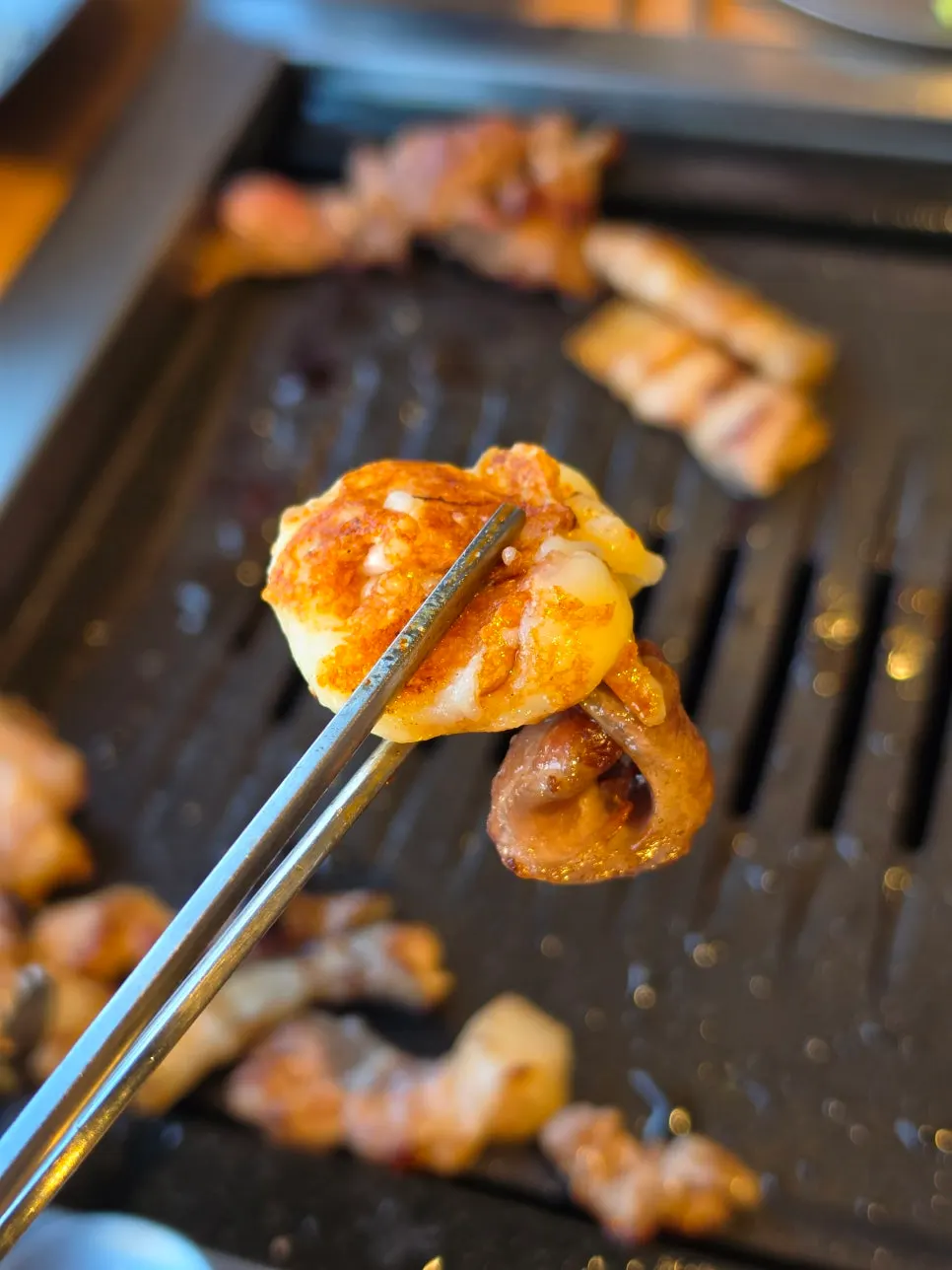 돗돗 밀양본점 저녁 식사 마무리 상차림