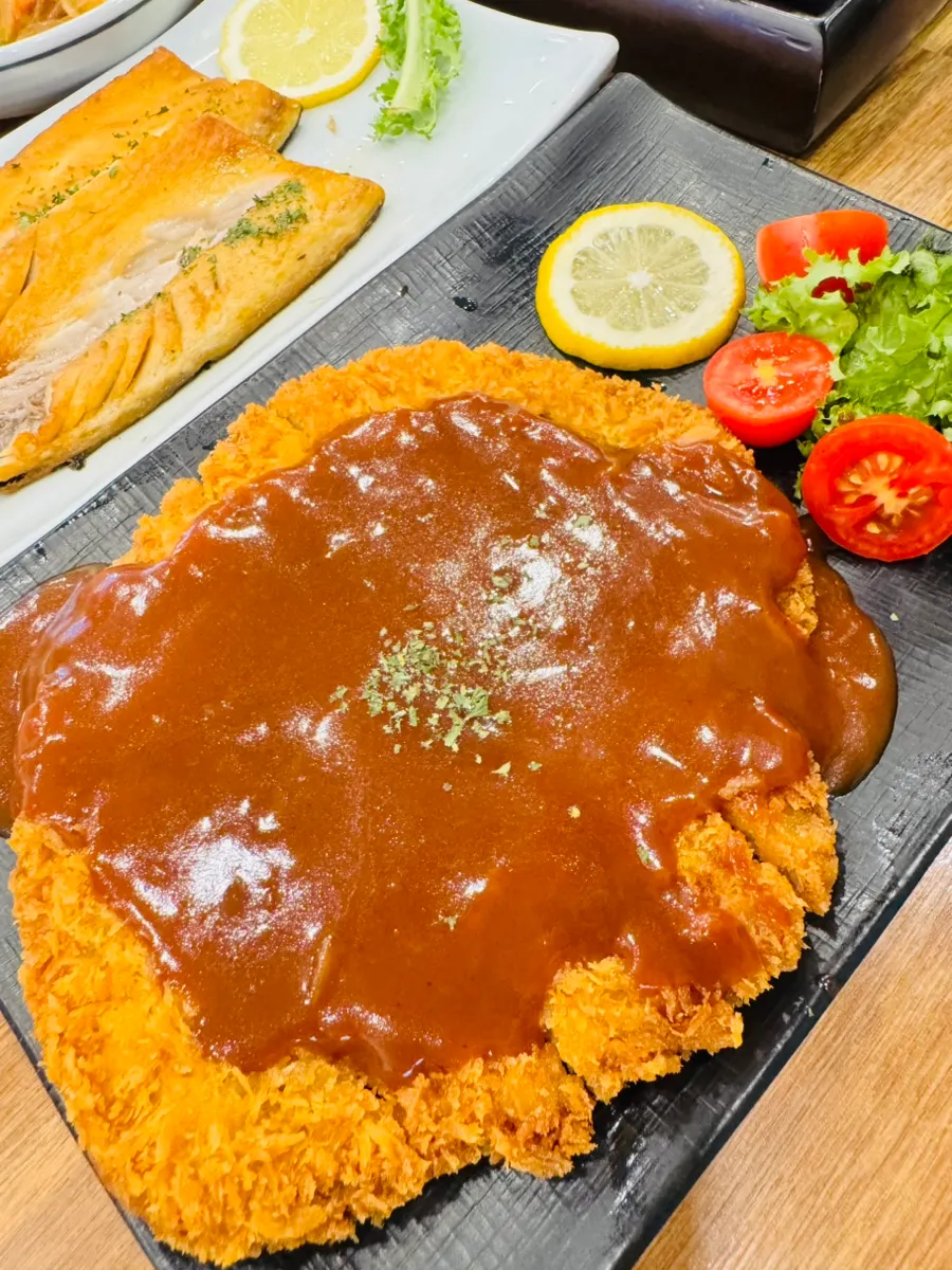 Pork cutlet ordered for the child
