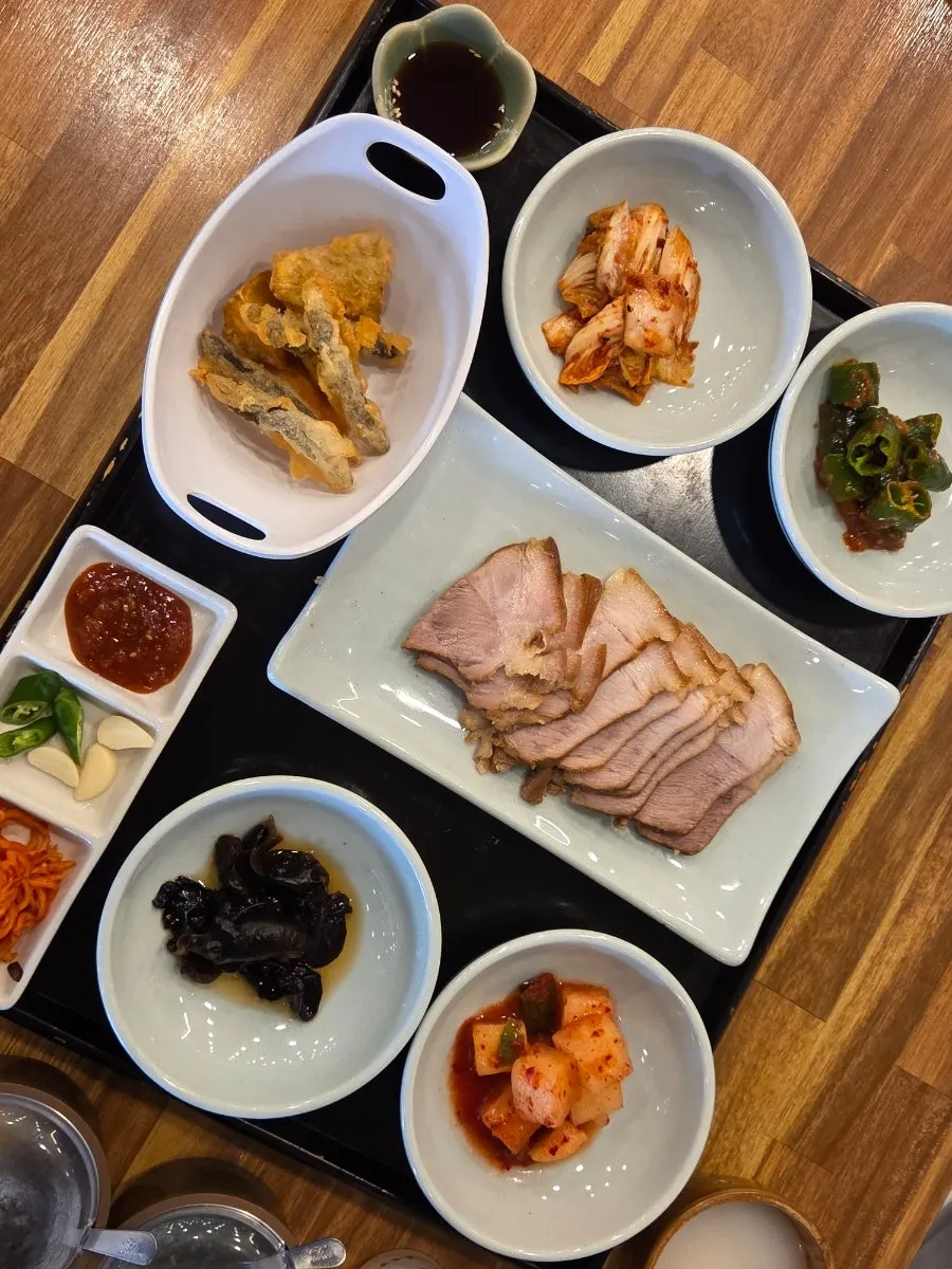 A bottle of Milyang Arirang makgeolli on the table