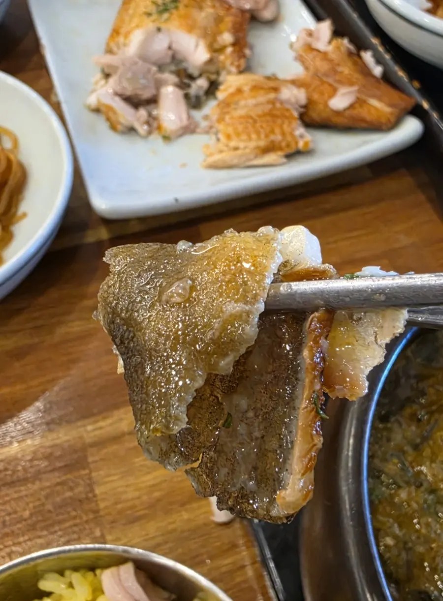 Atka mackerel served with side dishes