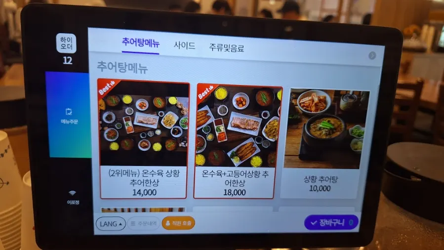 Basic spread served on a tray