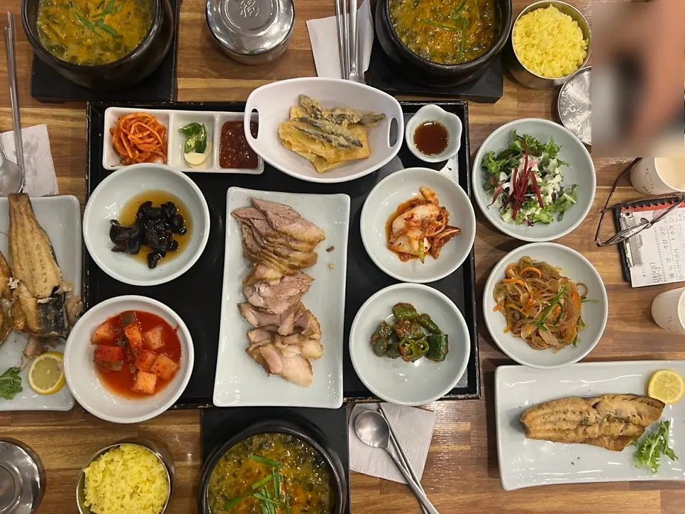 일품 이로정 추어탕 한정식 메뉴판