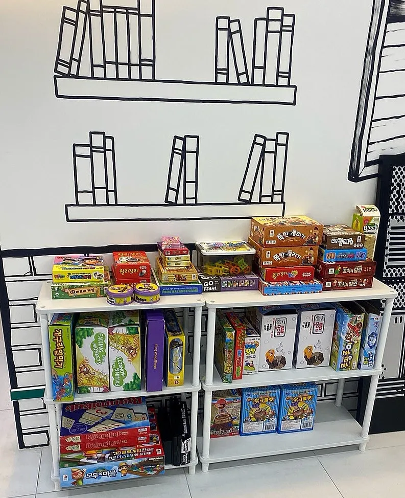 Board games and convenience items