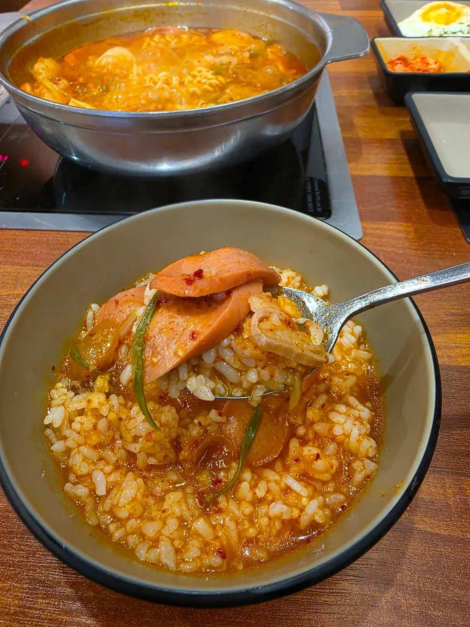 햄 대창 라면사리 조합