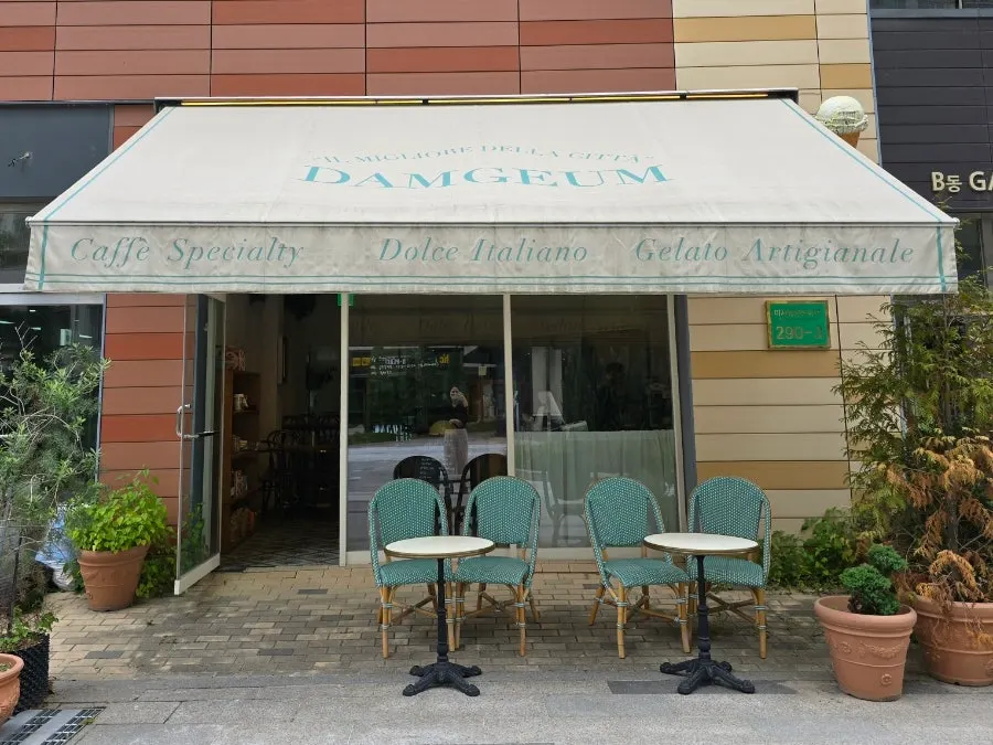 Exterior of Damgeum Gelato Misa Branch