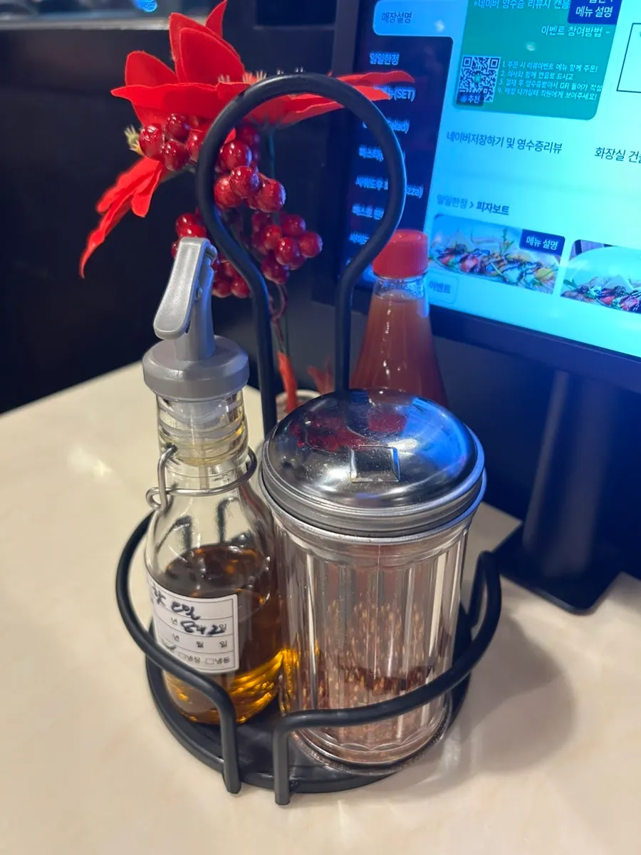 깔끔하게 관리된 셀프바
