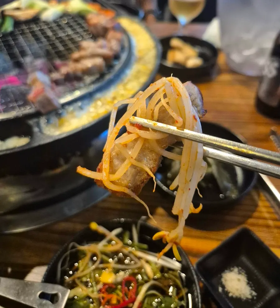 리필되는 사이드 불판 계란찜