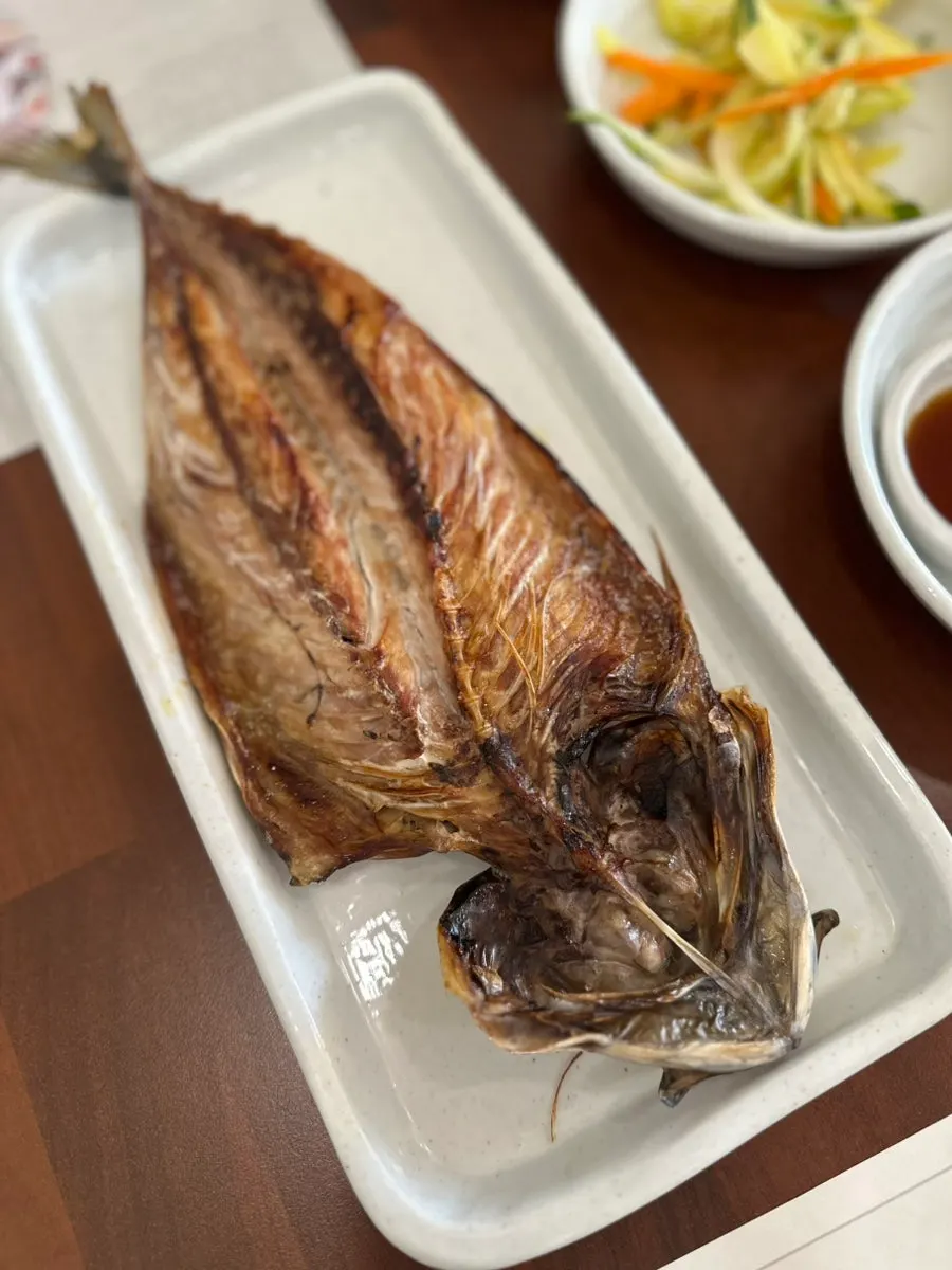 เมนูอาหารเกาหลีของ Mikodam ระยะใกล้