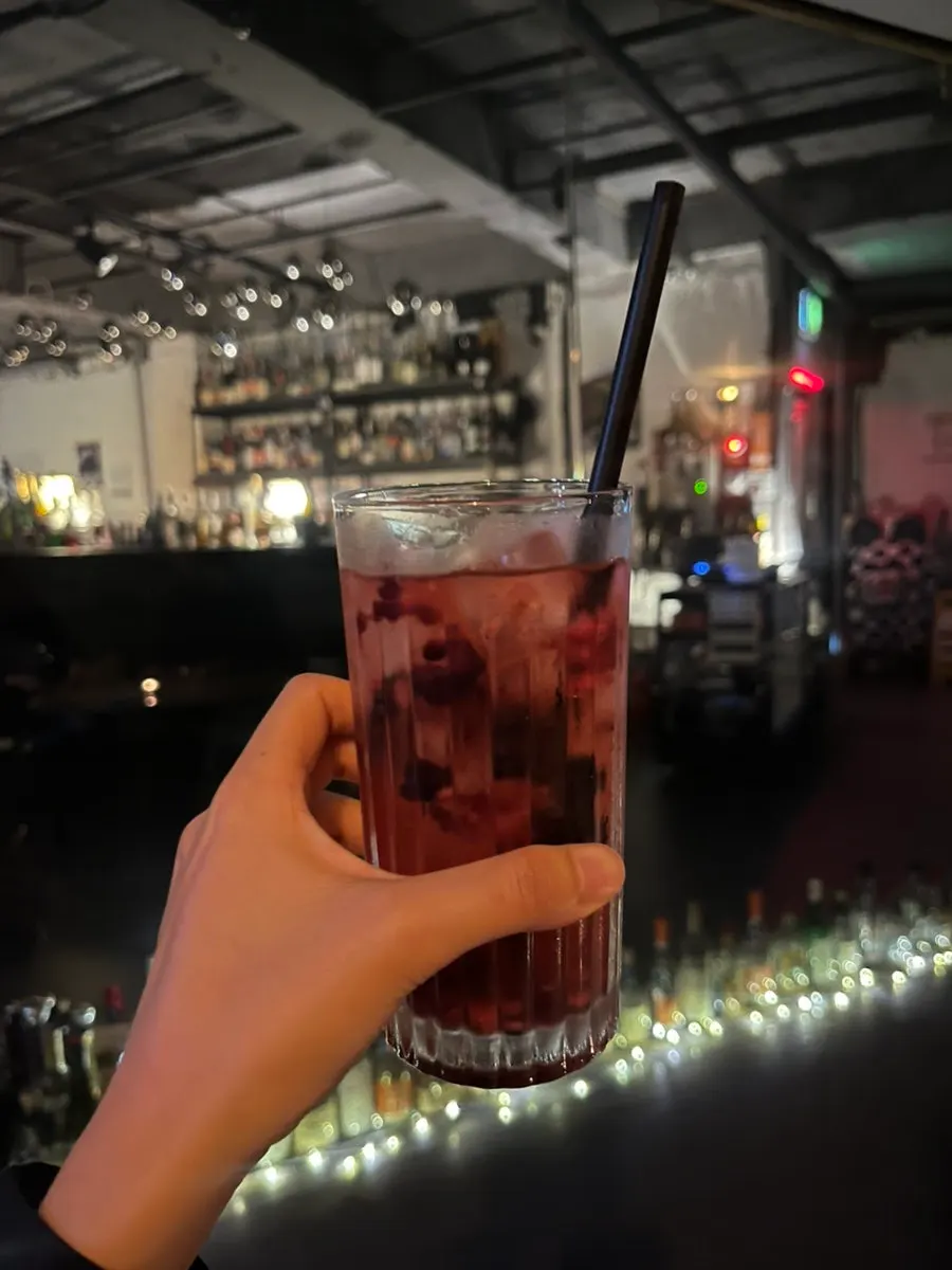 Berry Berry Gin & Tonic cocktail