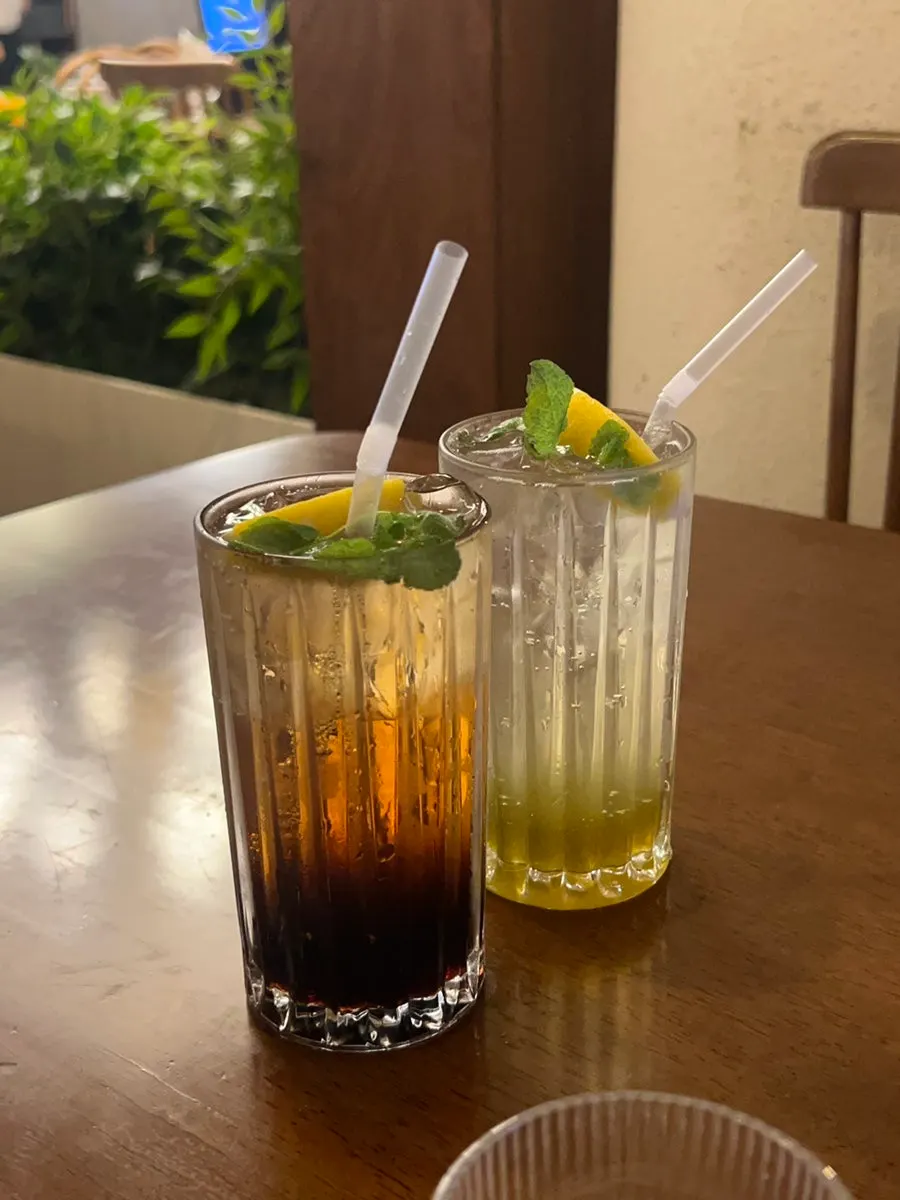 Moa Gangnam's green apple ade