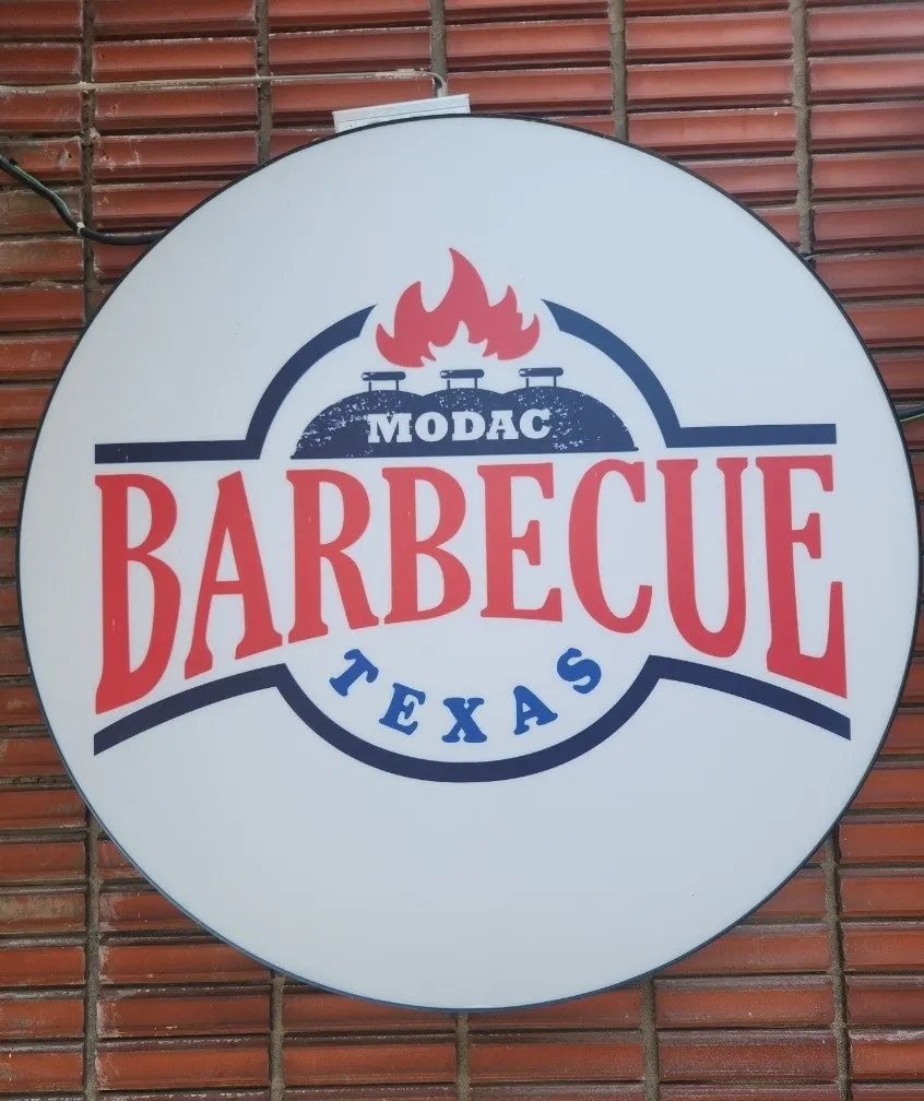Closing shot of the family meal at Modak Texas Barbecue Dongdaegu Branch
