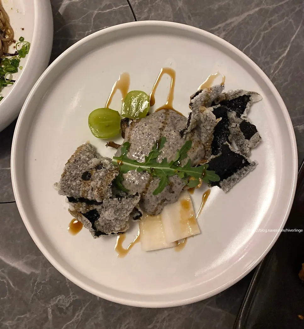 Amberjack served ceviche-style