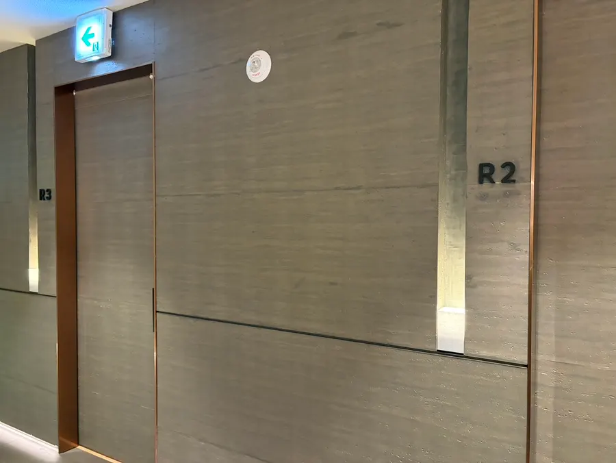 Metal entrance decoration with a large plum blossom pattern