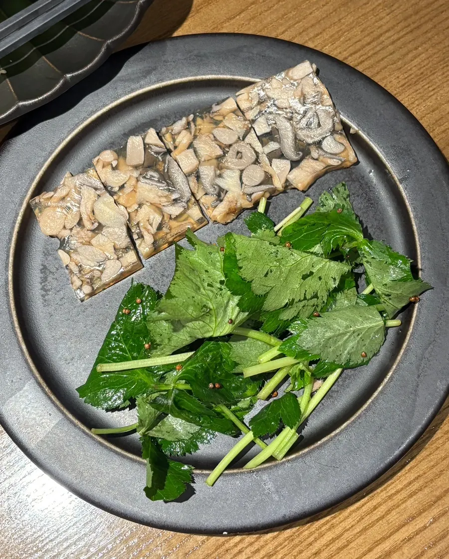 Salad with whole-grain yuzu
