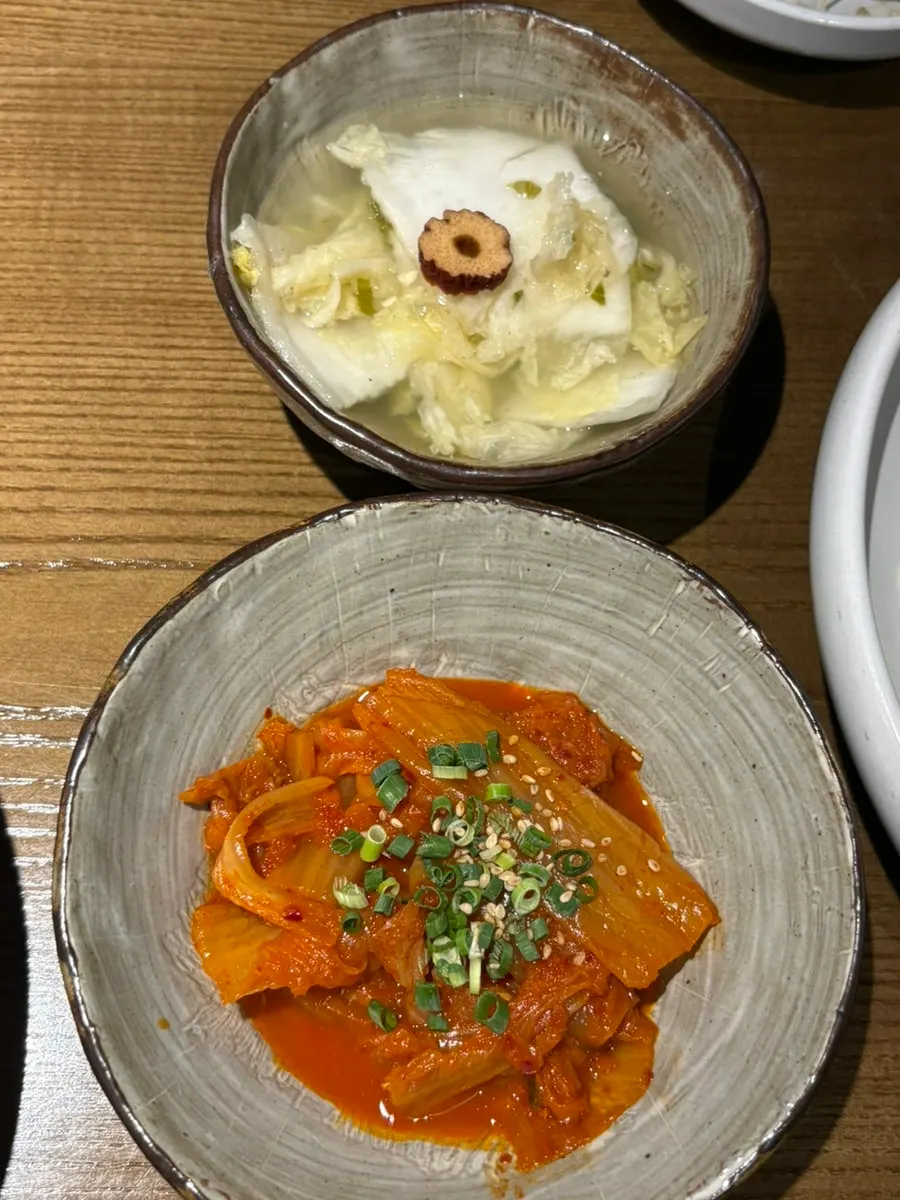 Side dish spread at Modam Urban