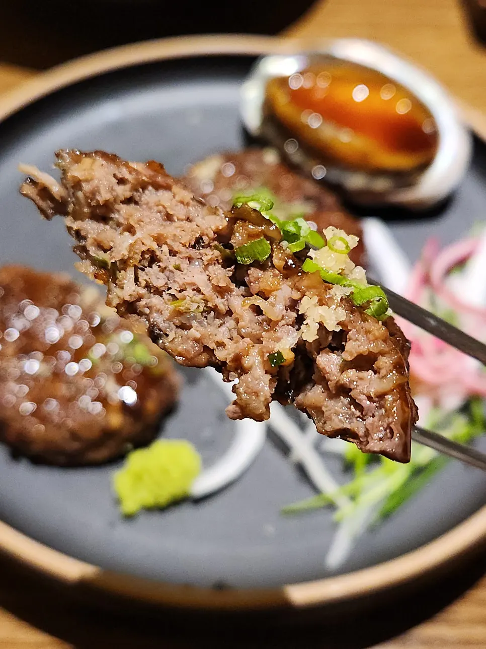 Glossy abalone tteokgalbi set