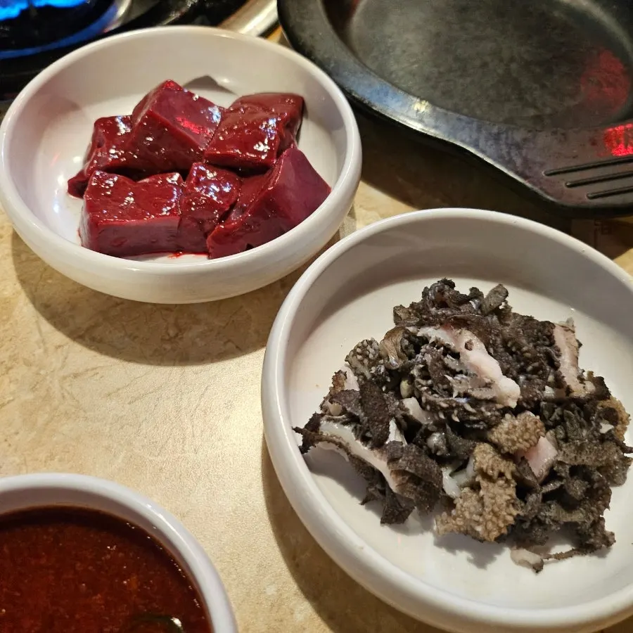 Complimentary stew with plenty of soft tofu