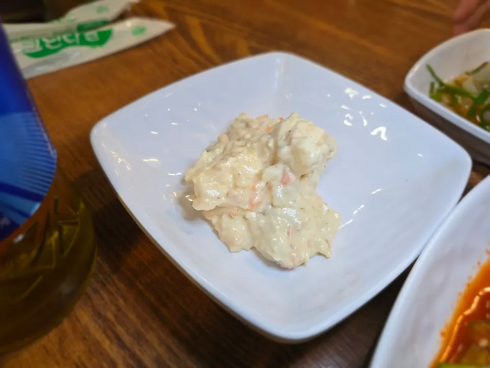 Side dishes plated in individual bowls