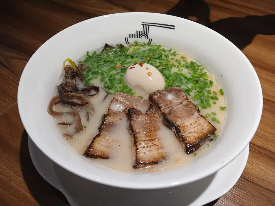 Gyedan Ramen topped with chashu