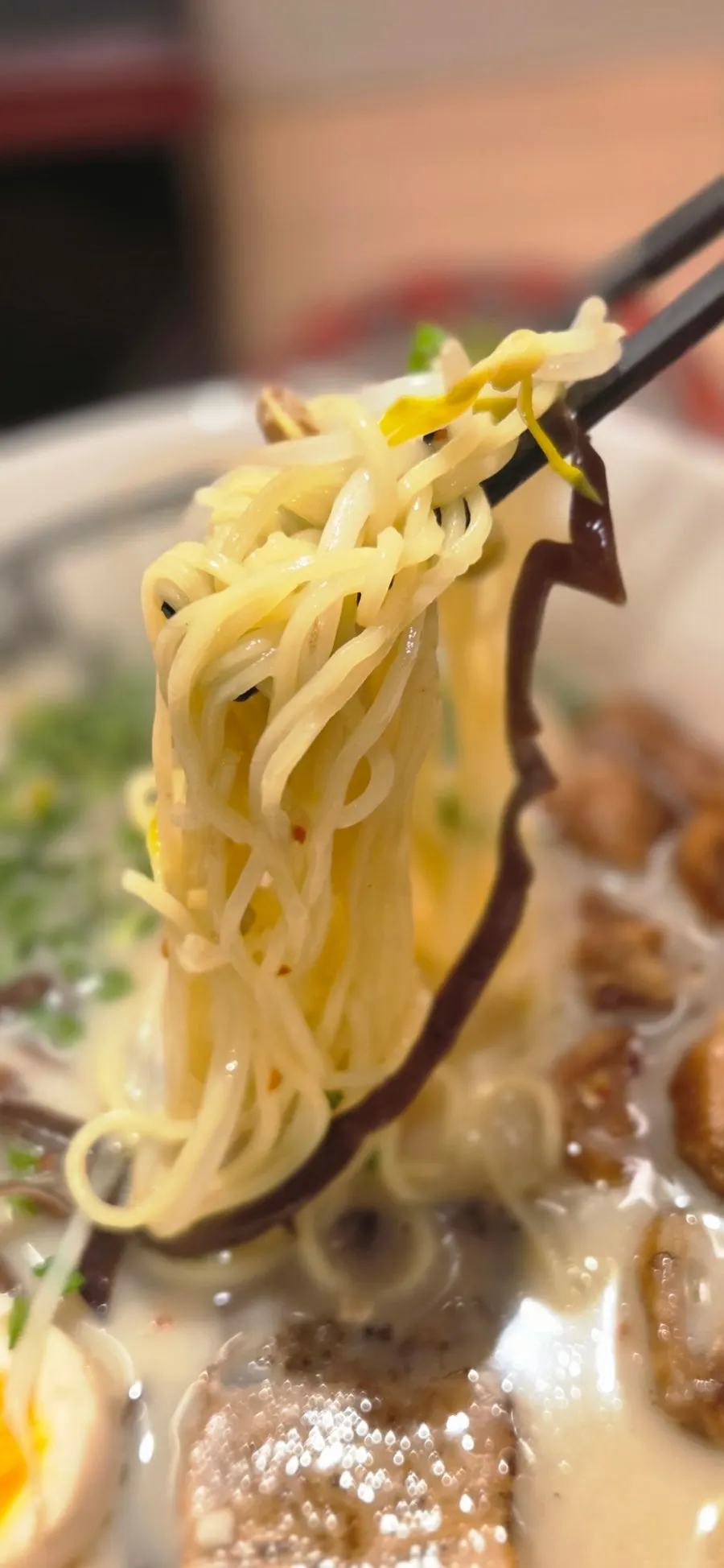 Milky motsu ramen broth