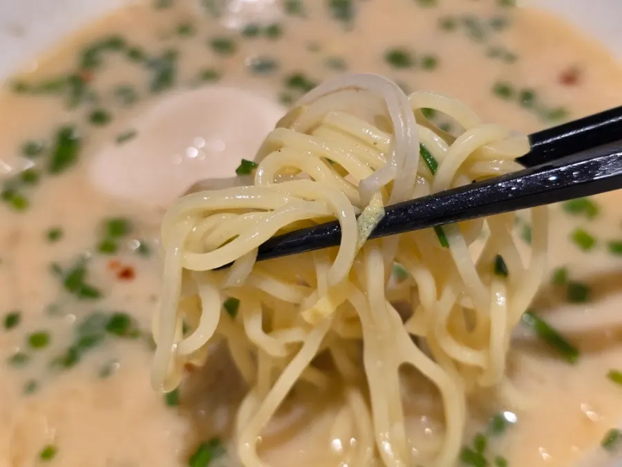 식사 중인 라멘과 밥 상차림