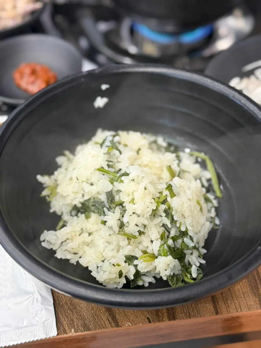 사장님이 퍼주신 곤드레 가마솥밥