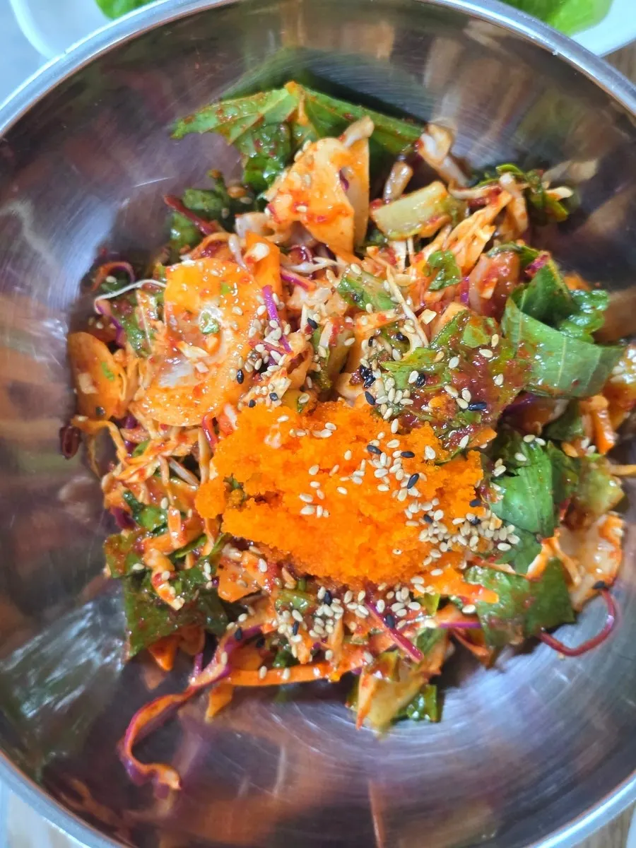 찐만두와 조개찜