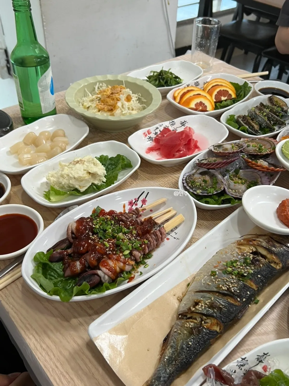 정화네 반상차림 해산물 한상
