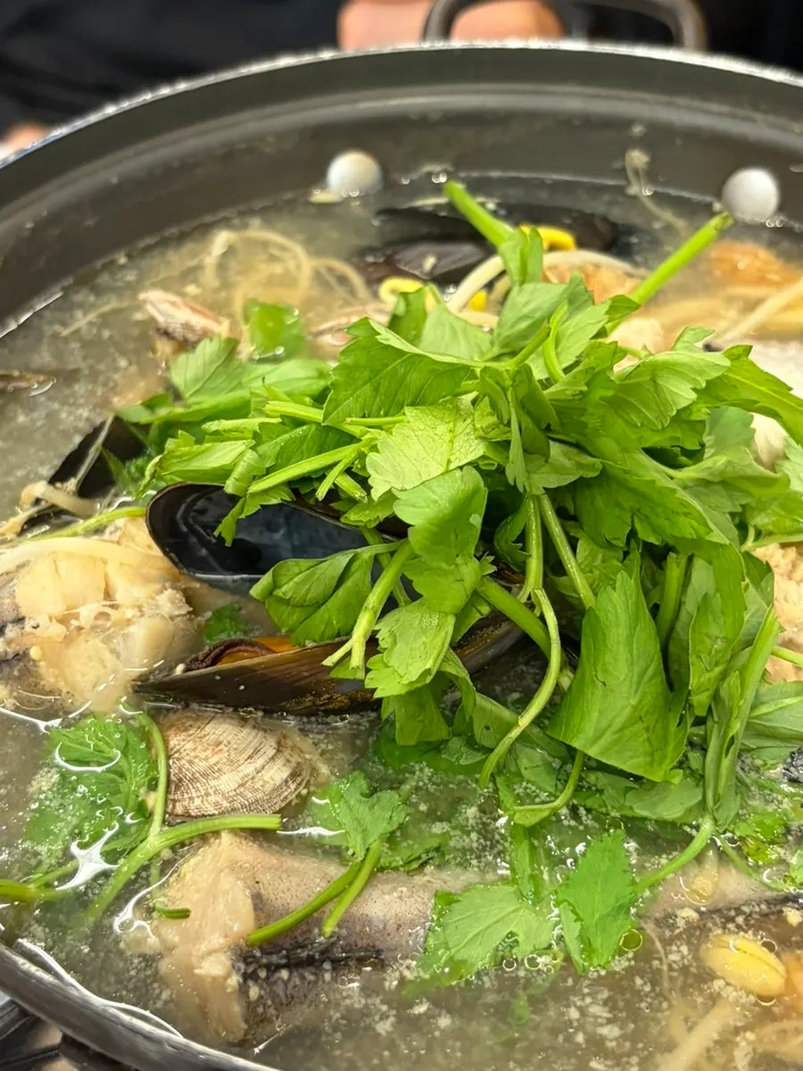 아구찜과 함께 나온 밑반찬