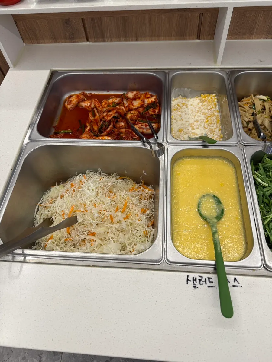 Table setting of assorted side dishes