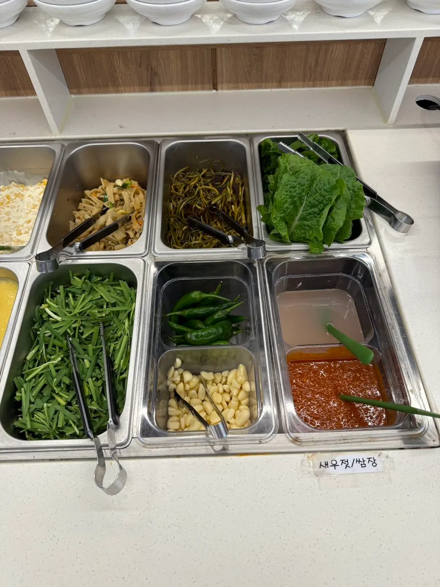 Table setting of assorted side dishes